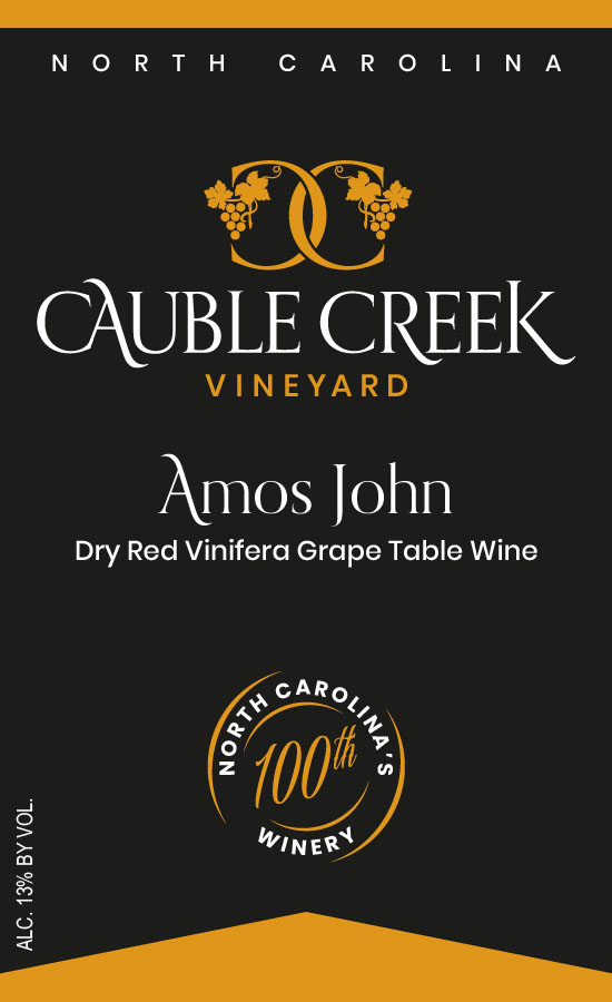 Amos John - Dry Red Blend